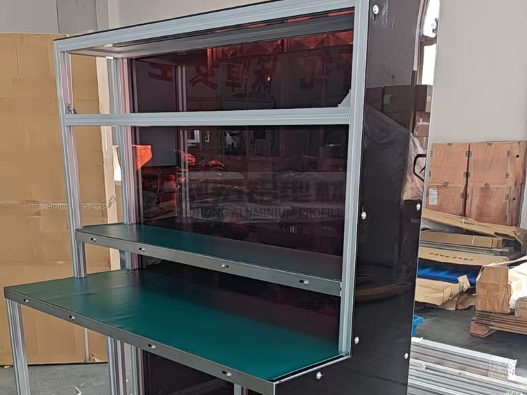 工业生产铝型材架子安装如何提升精度？-澳宏工业铝型材